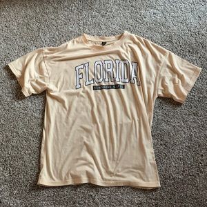 Oversized yellow FLORIDA tee